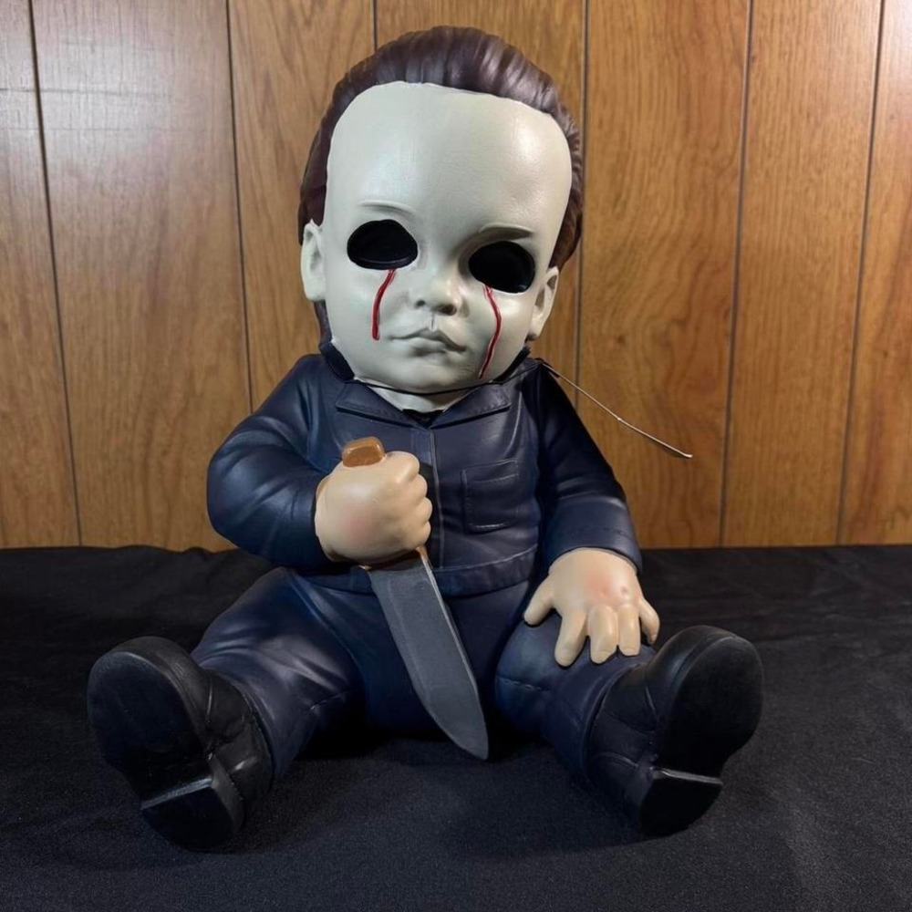Large Horror Babies Michael Myers figurine in black and white NEW‎